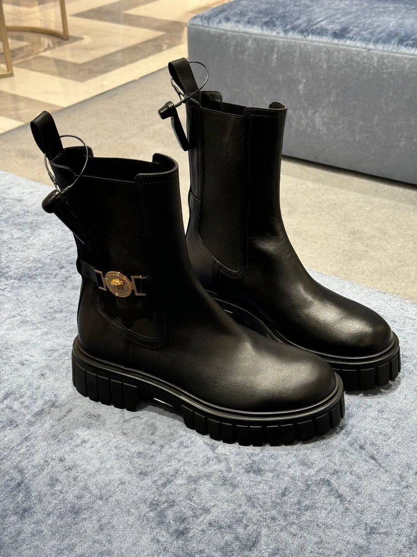 VERSACE Boots front view - Women's luxury Shoes