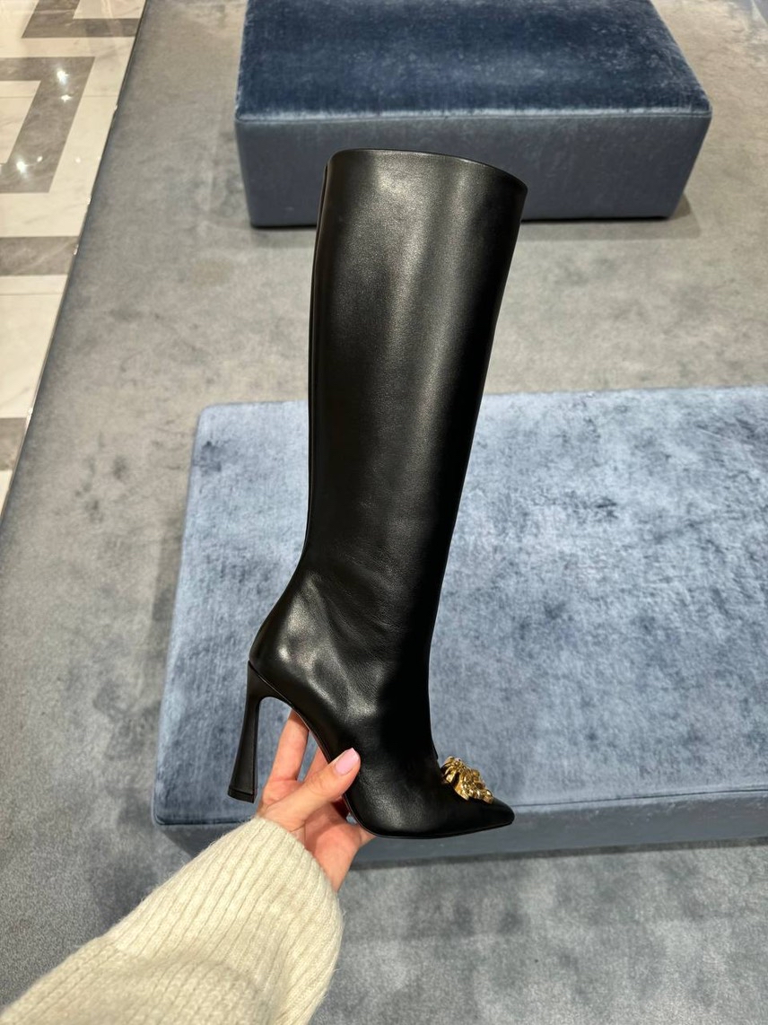 VERSACE Boots side view - Women's luxury Shoes