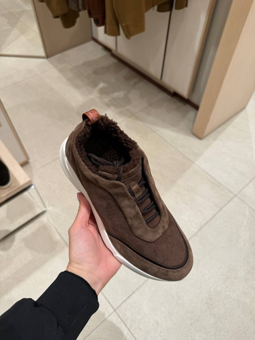 LORO PIANA Sneakers front view - Men's luxury Shoes