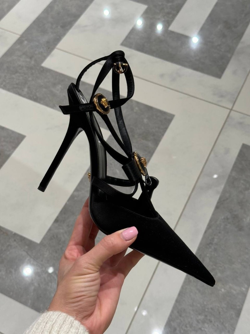 VERSACE Sandals side view - Women's luxury Shoes