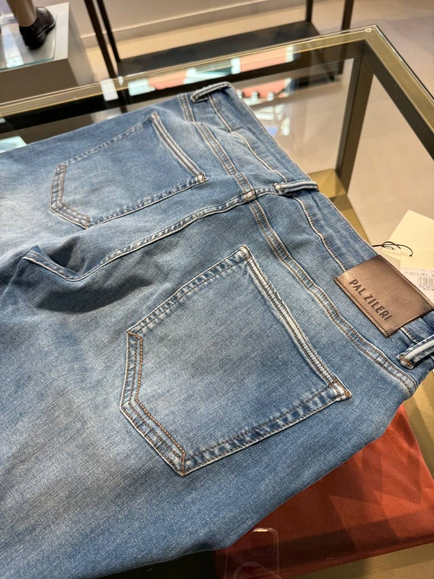 PAL ZILERI Denim side view - Men's luxury Clothes