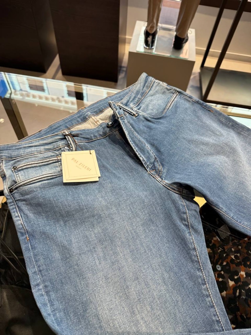 PAL ZILERI Denim side view - Men's luxury Clothes