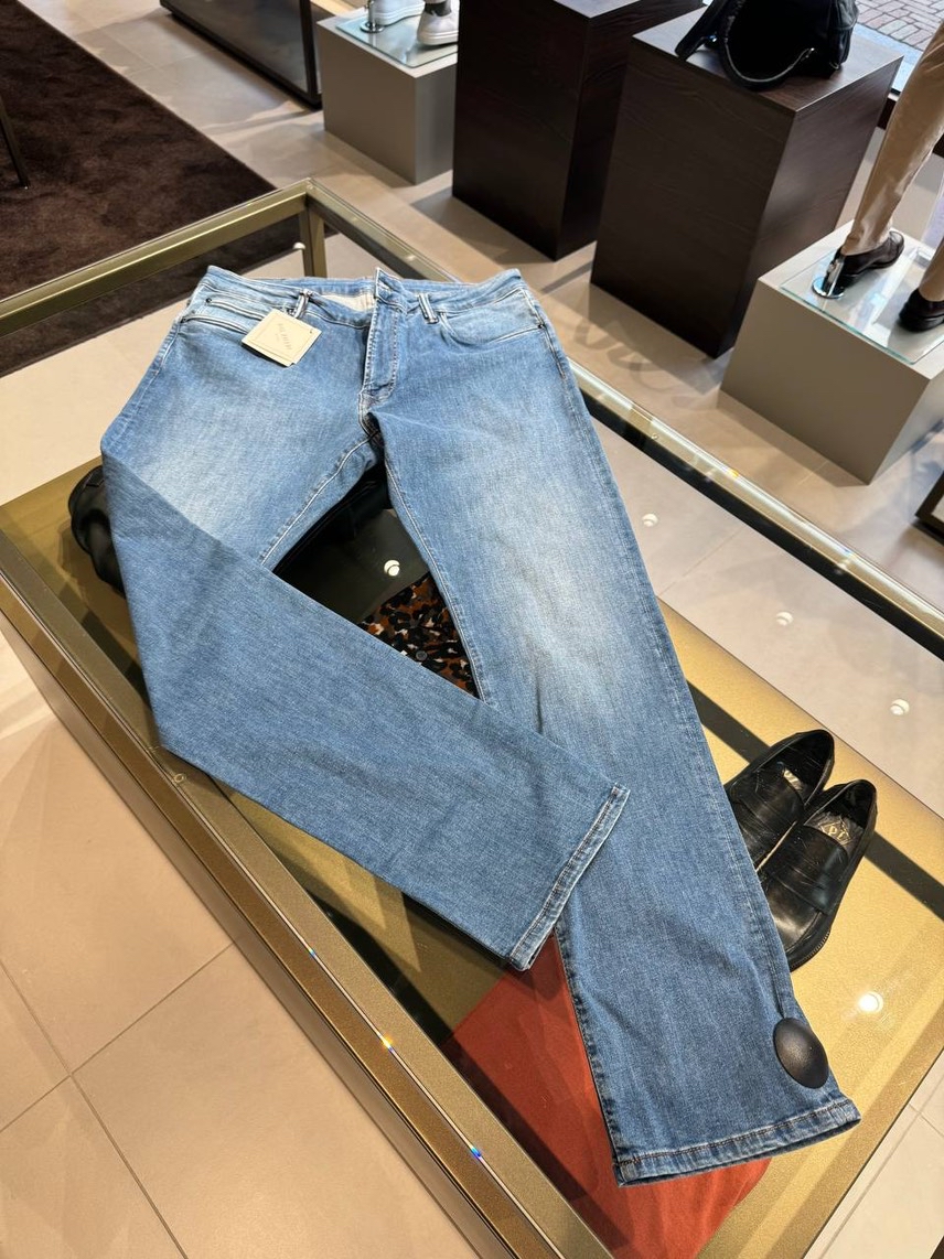 PAL ZILERI Denim front view - Men's luxury Clothes