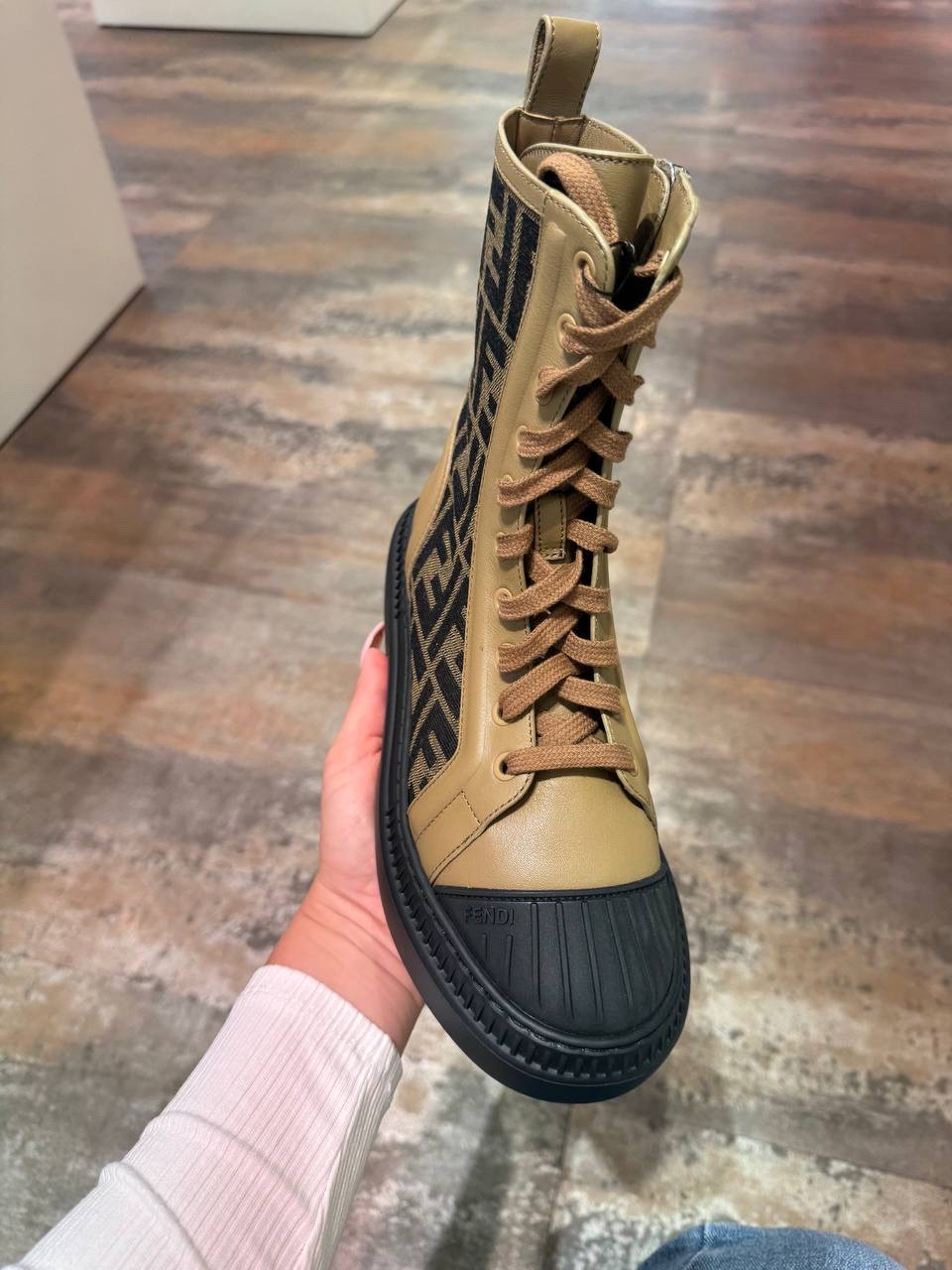 FENDI Boots side view - Women's luxury Shoes