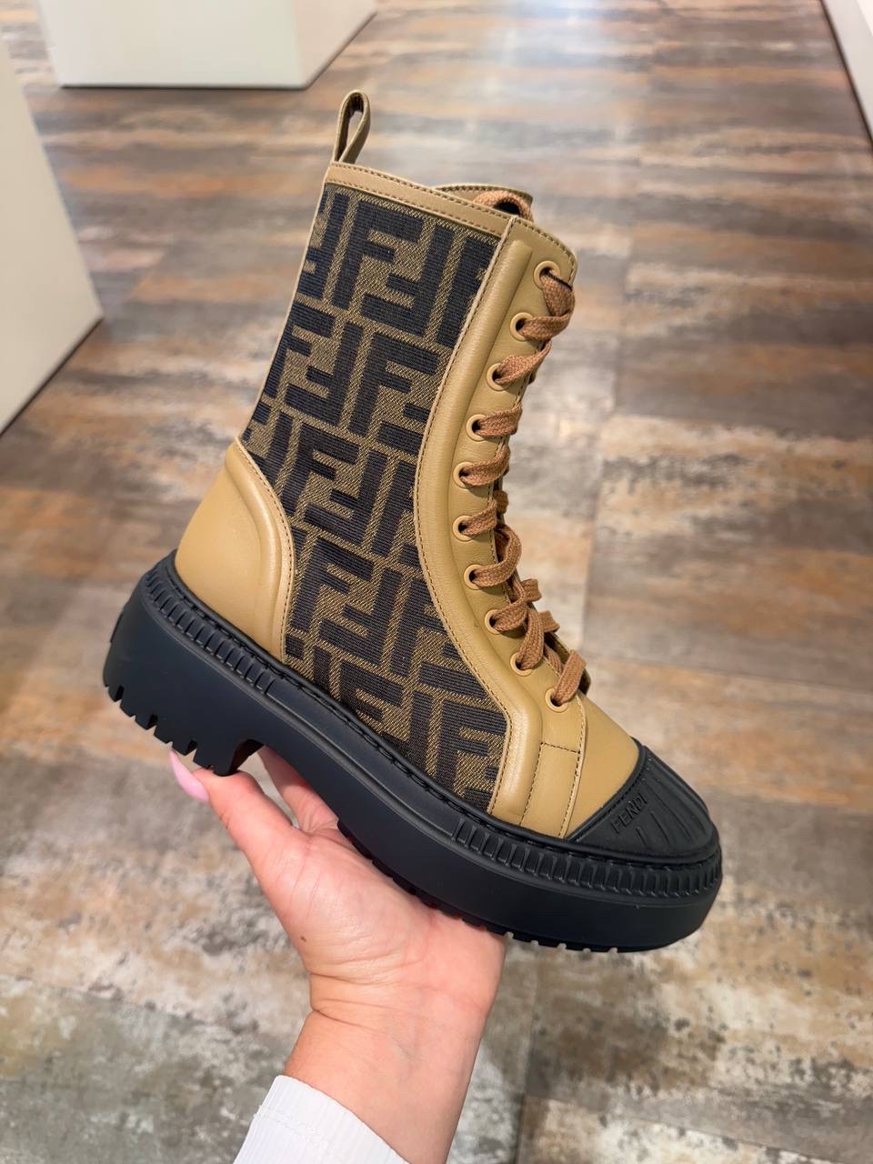 FENDI Boots front view - Women's luxury Shoes