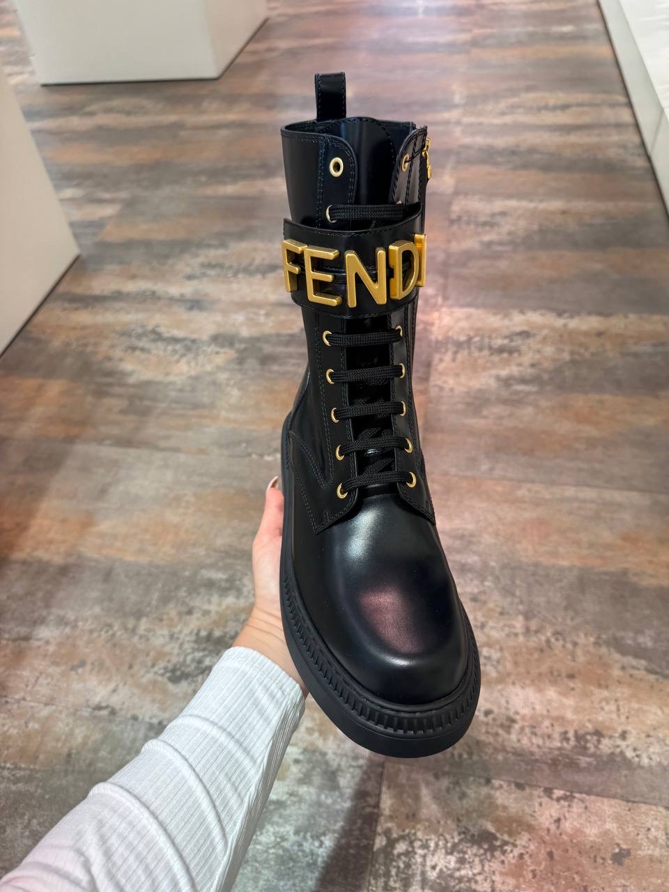 FENDI Boots side view - Women's luxury Shoes