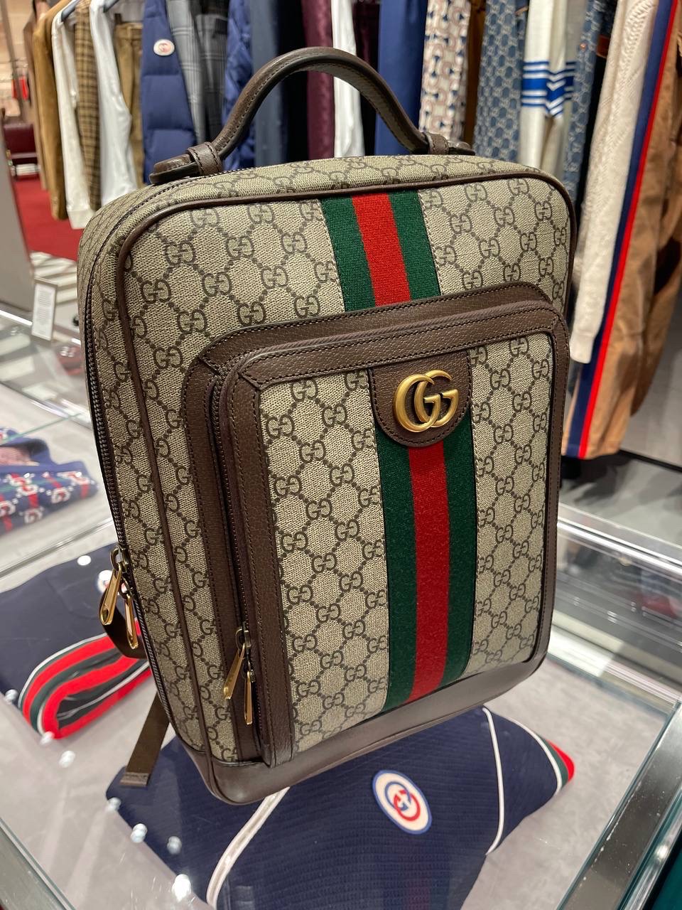 GUCCI Backpack front view - unisex luxury Bags