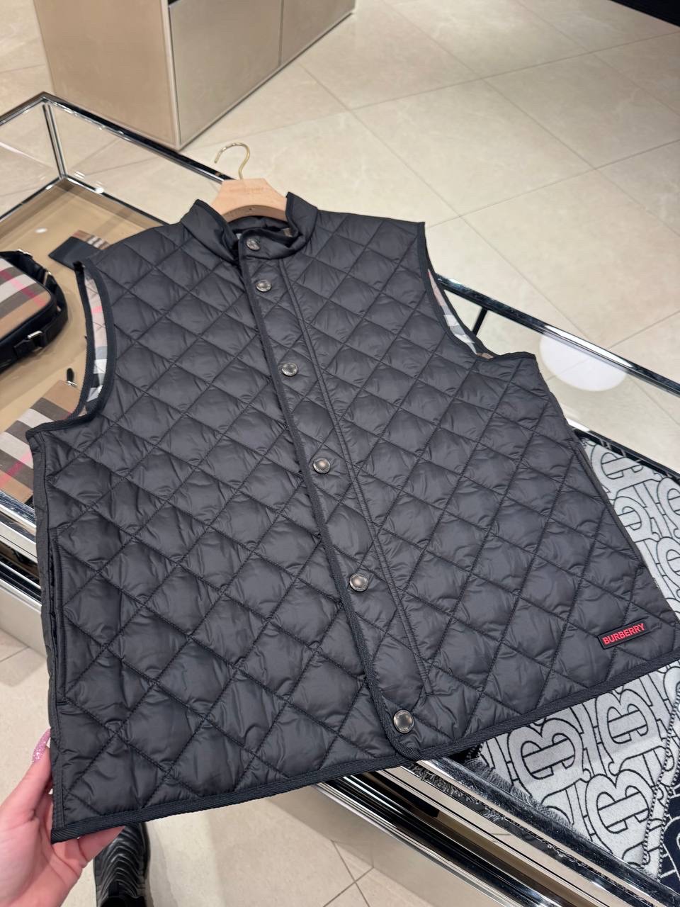 BURBERRY Gilets front view - Men's luxury Clothes
