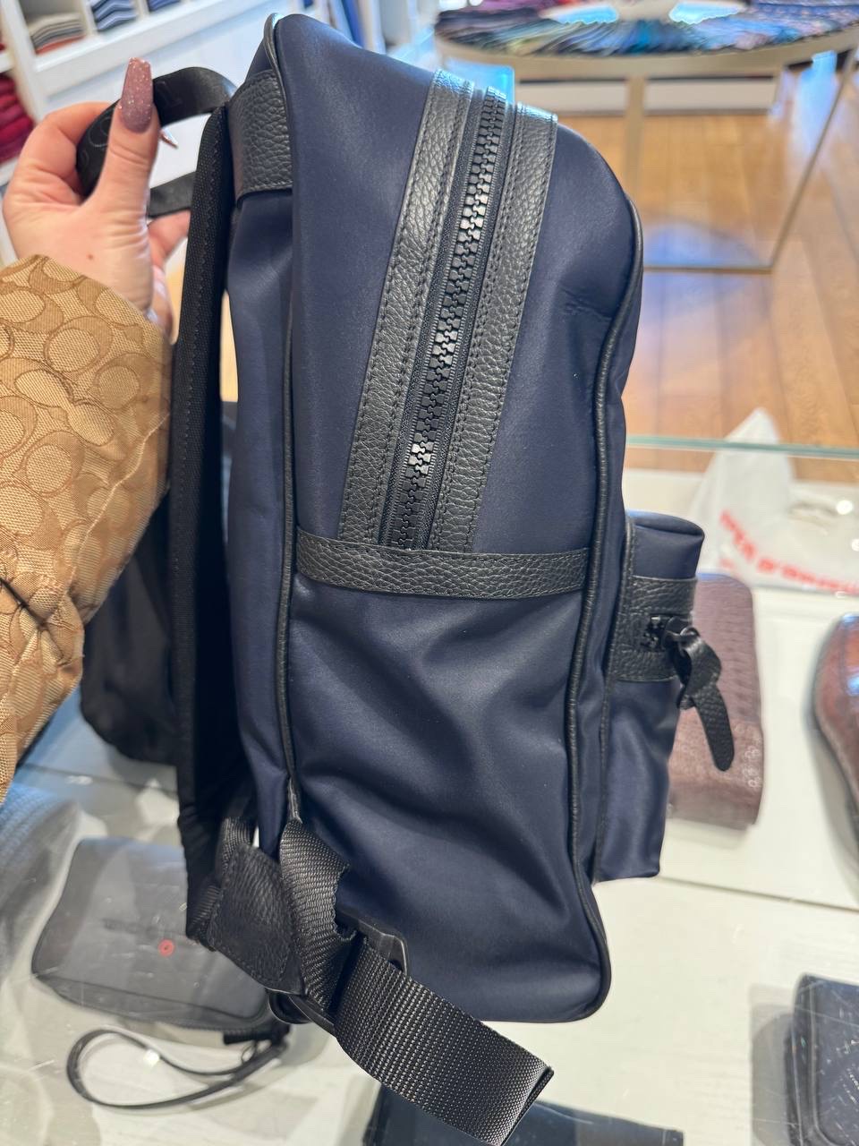 KITON Backpack side view - Men's luxury Bags