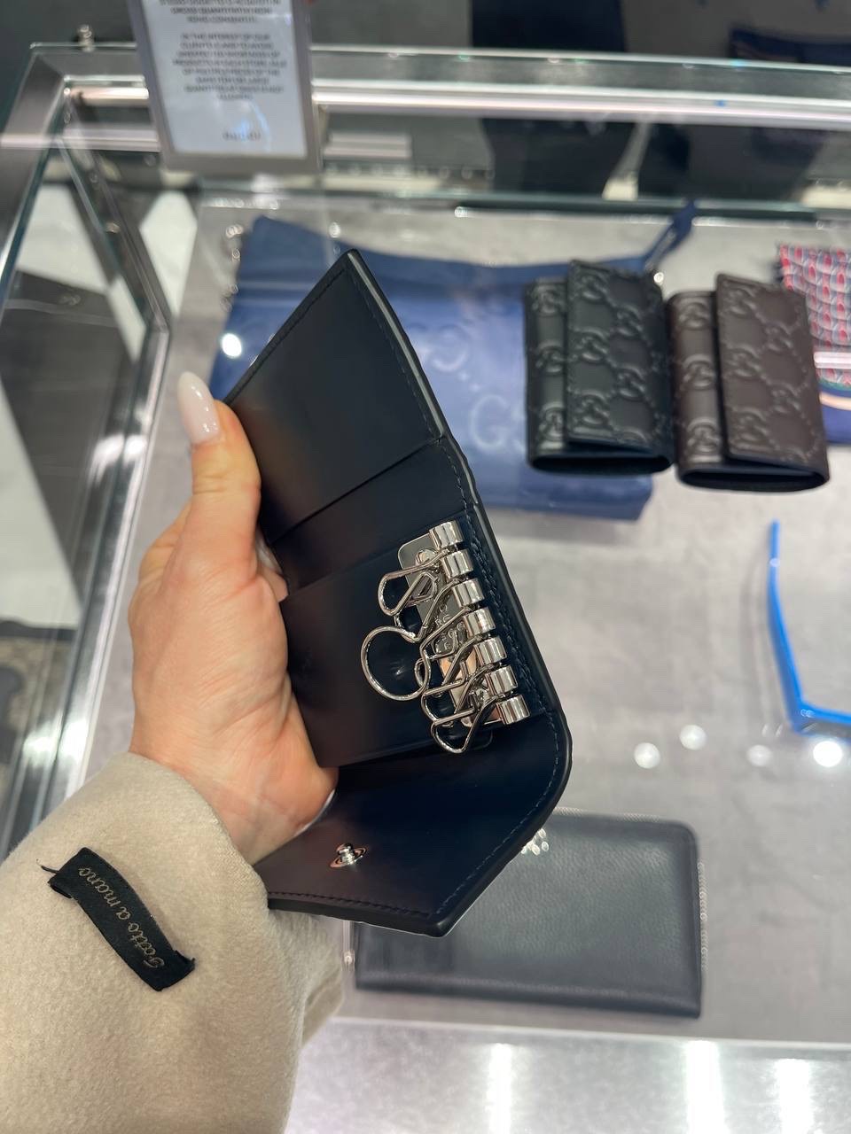 GUCCI Keychains side view - unisex luxury Accessories