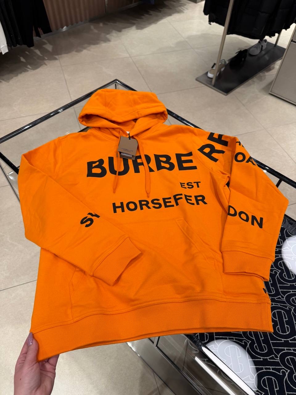 BURBERRY Hoodies front view - Men's luxury Clothes
