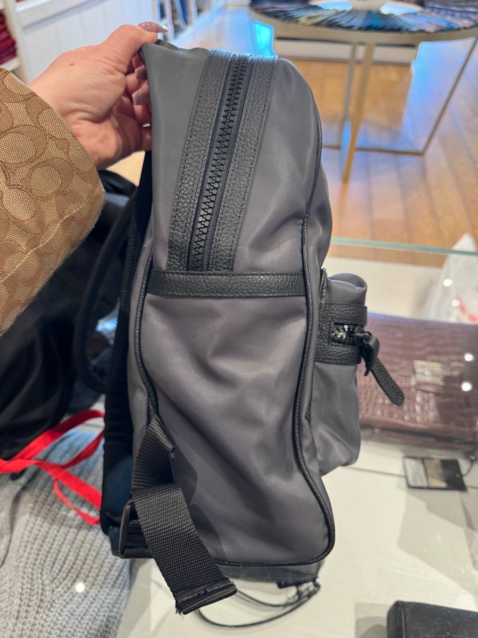 KITON Backpack side view - Men's luxury Bags
