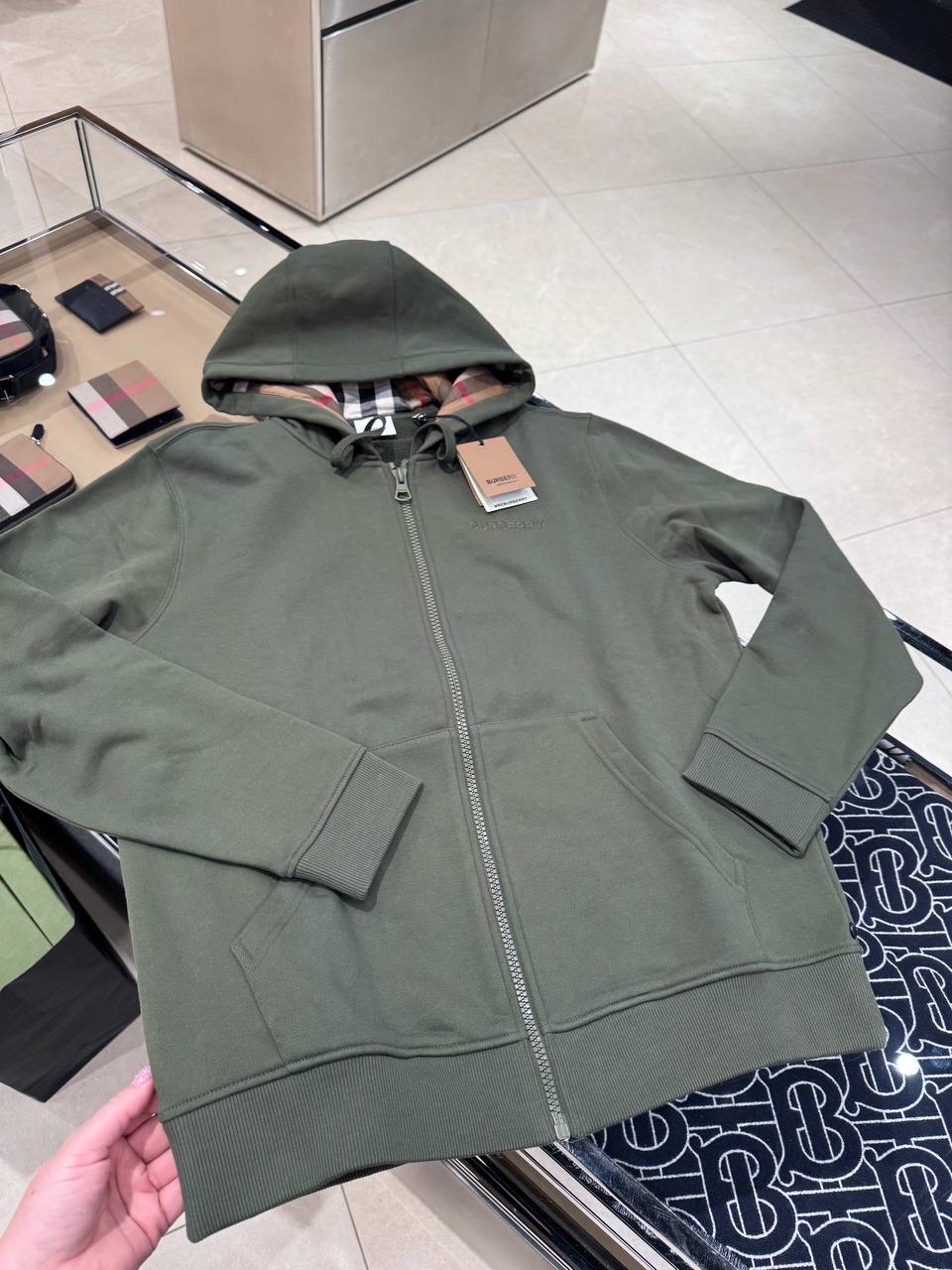 BURBERRY Hoodies front view - Men's luxury Clothes