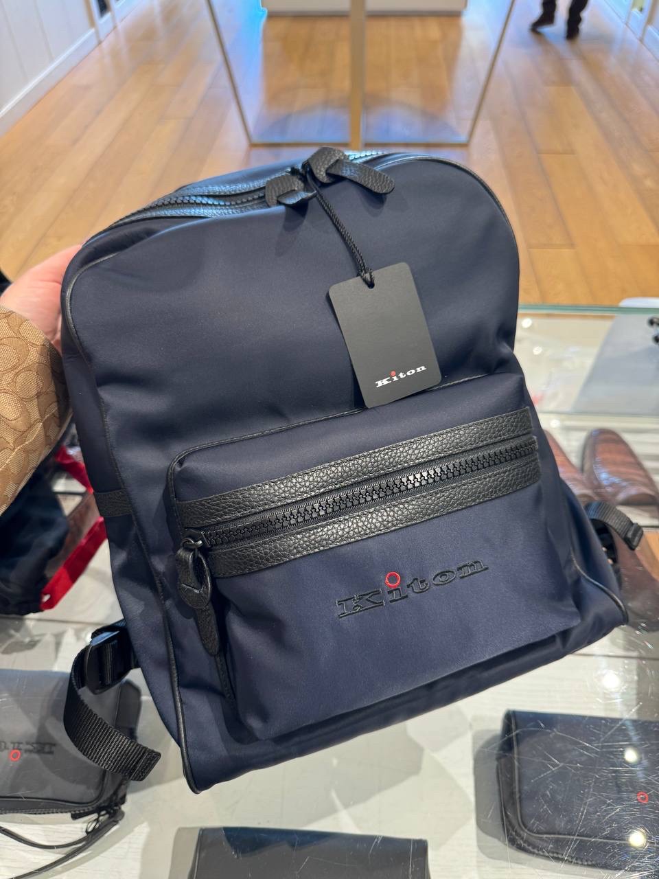 KITON Backpack front view - Men's luxury Bags