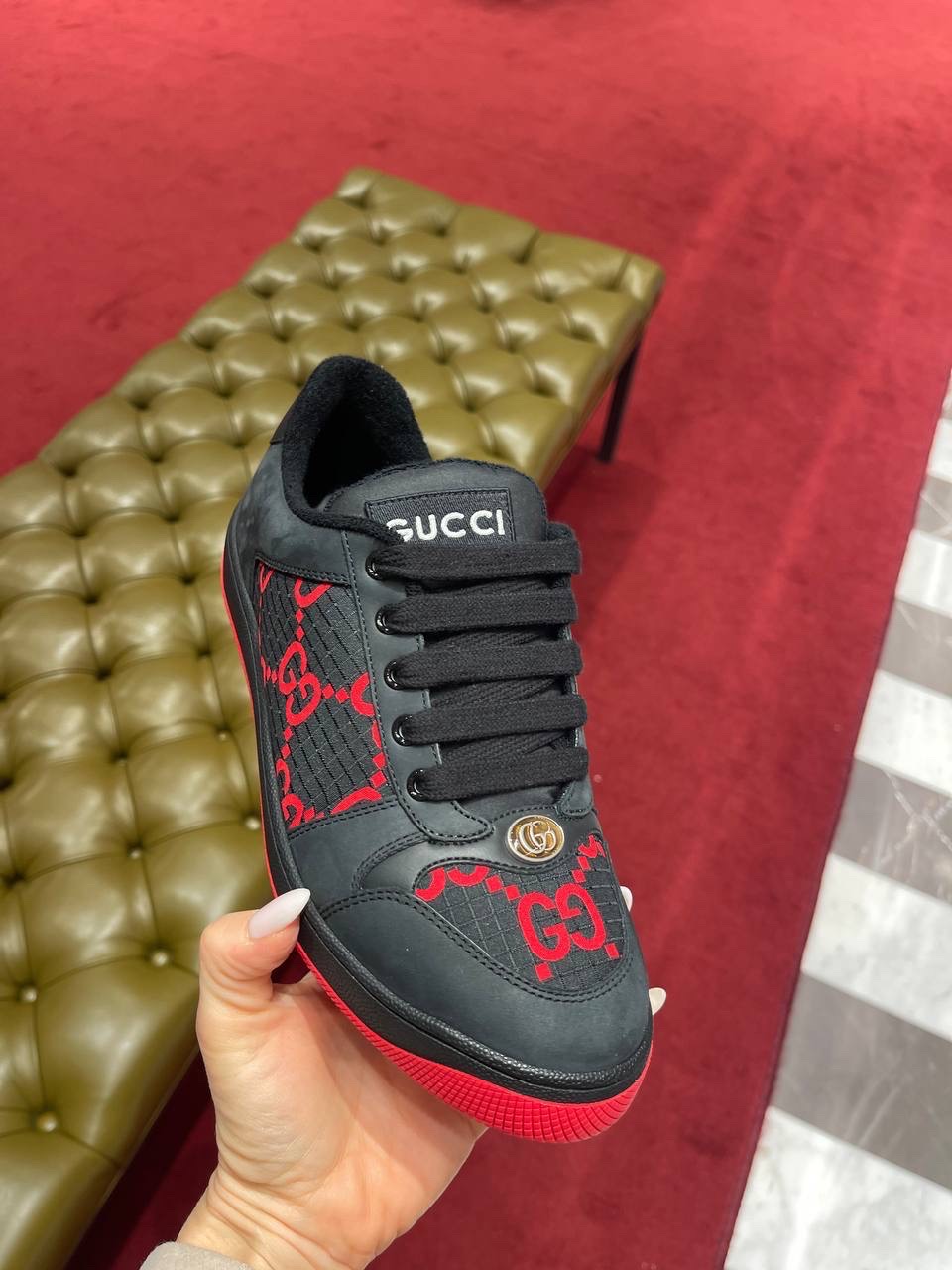 GUCCI Sneakers side view - Men's luxury Shoes