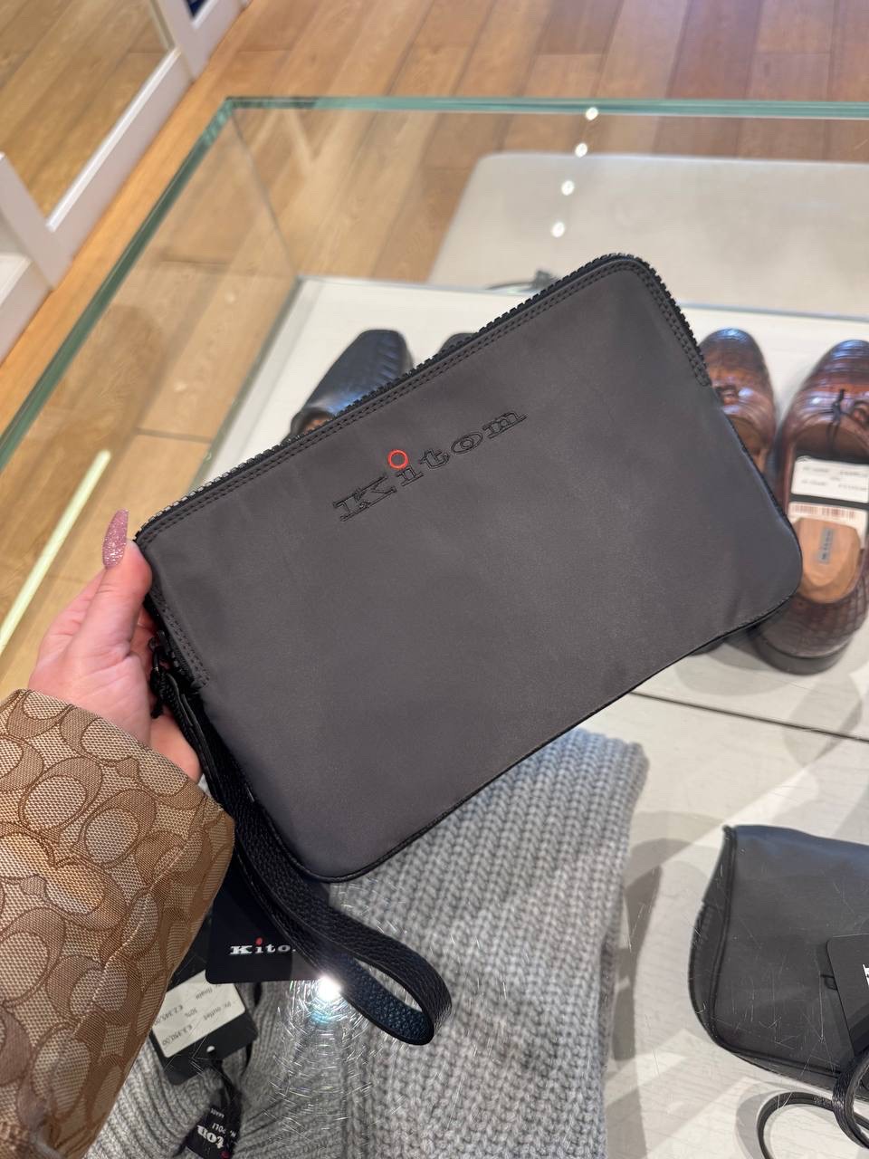 KITON Wallets and small leather goods side view - Men's luxury Accessories