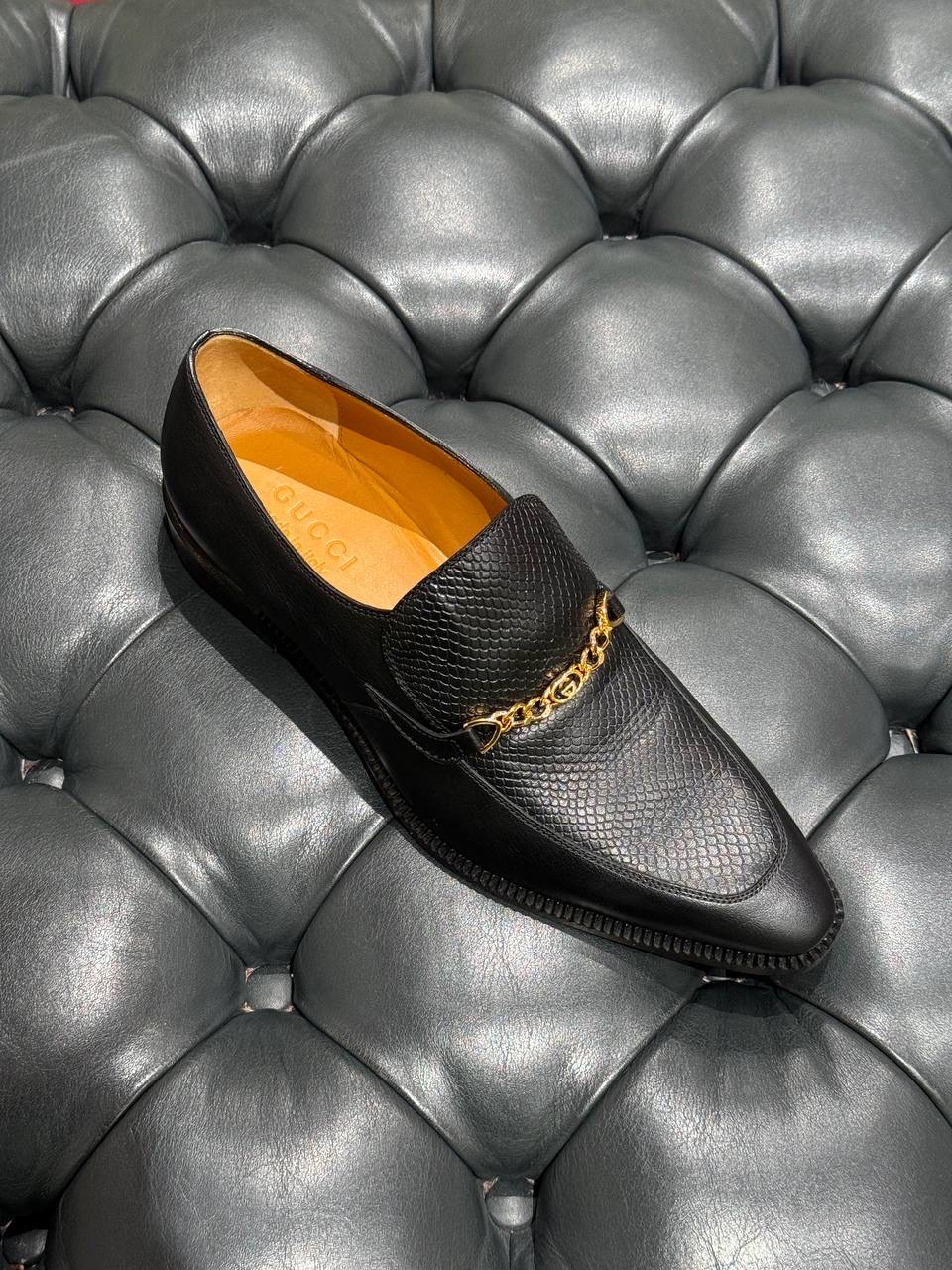 GUCCI Loafers front view - Men's luxury Shoes