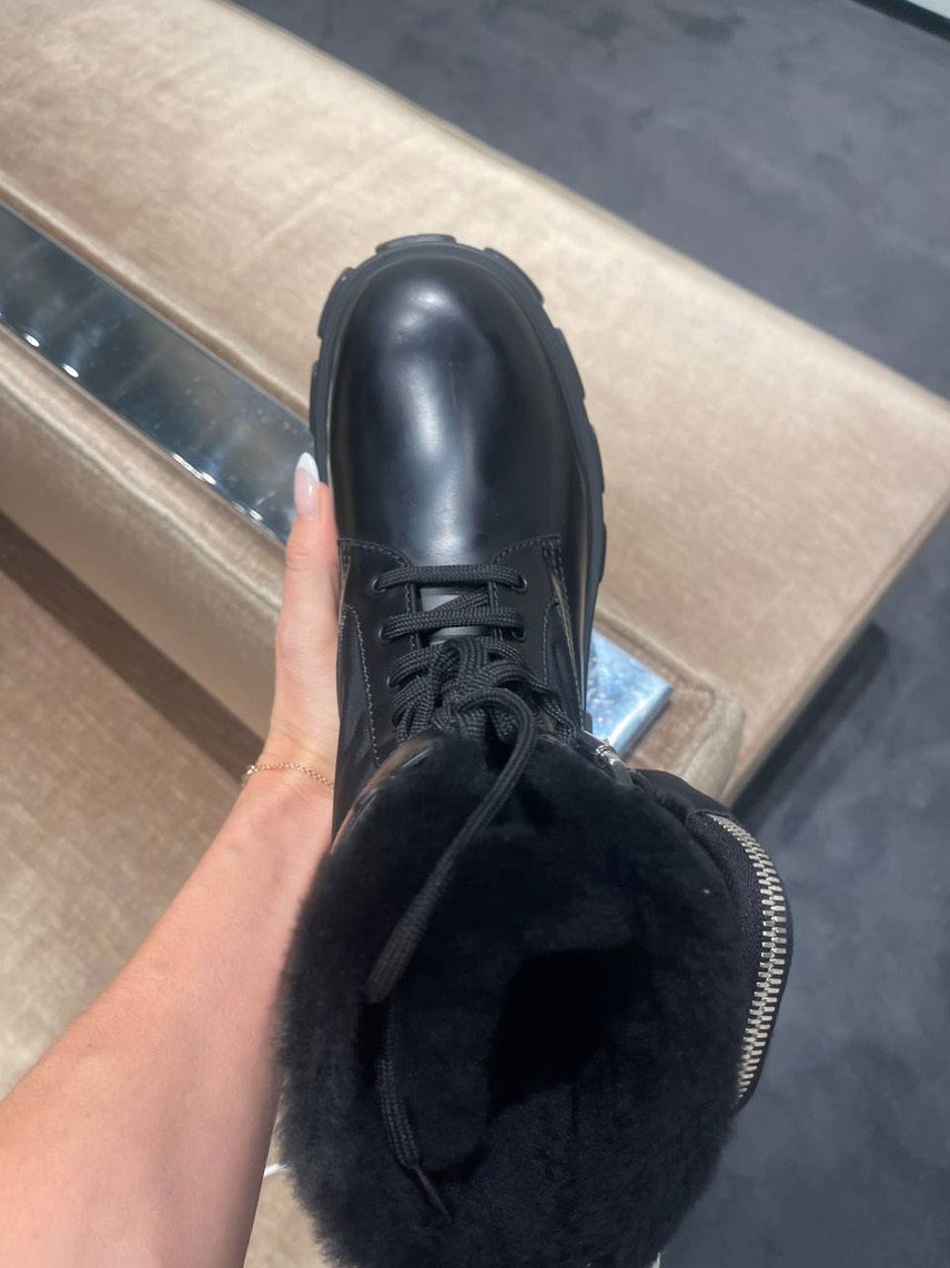 PRADA Boots side view - Women's luxury Shoes