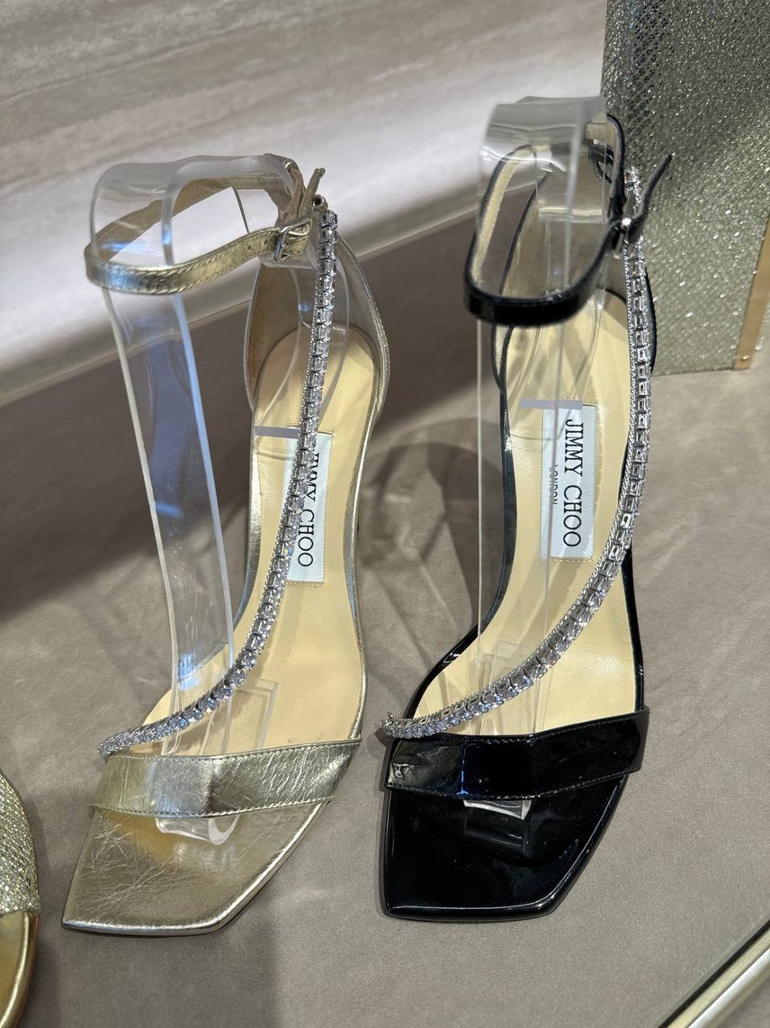 JIMMY CHOO Sandals side view - Women's luxury Shoes
