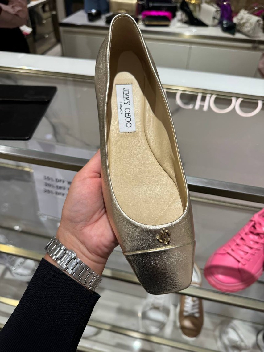 JIMMY CHOO Ballerinas side view - Women's luxury Shoes