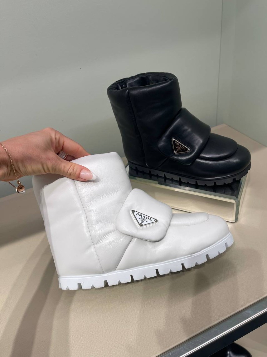 PRADA Boots side view - Women's luxury Shoes