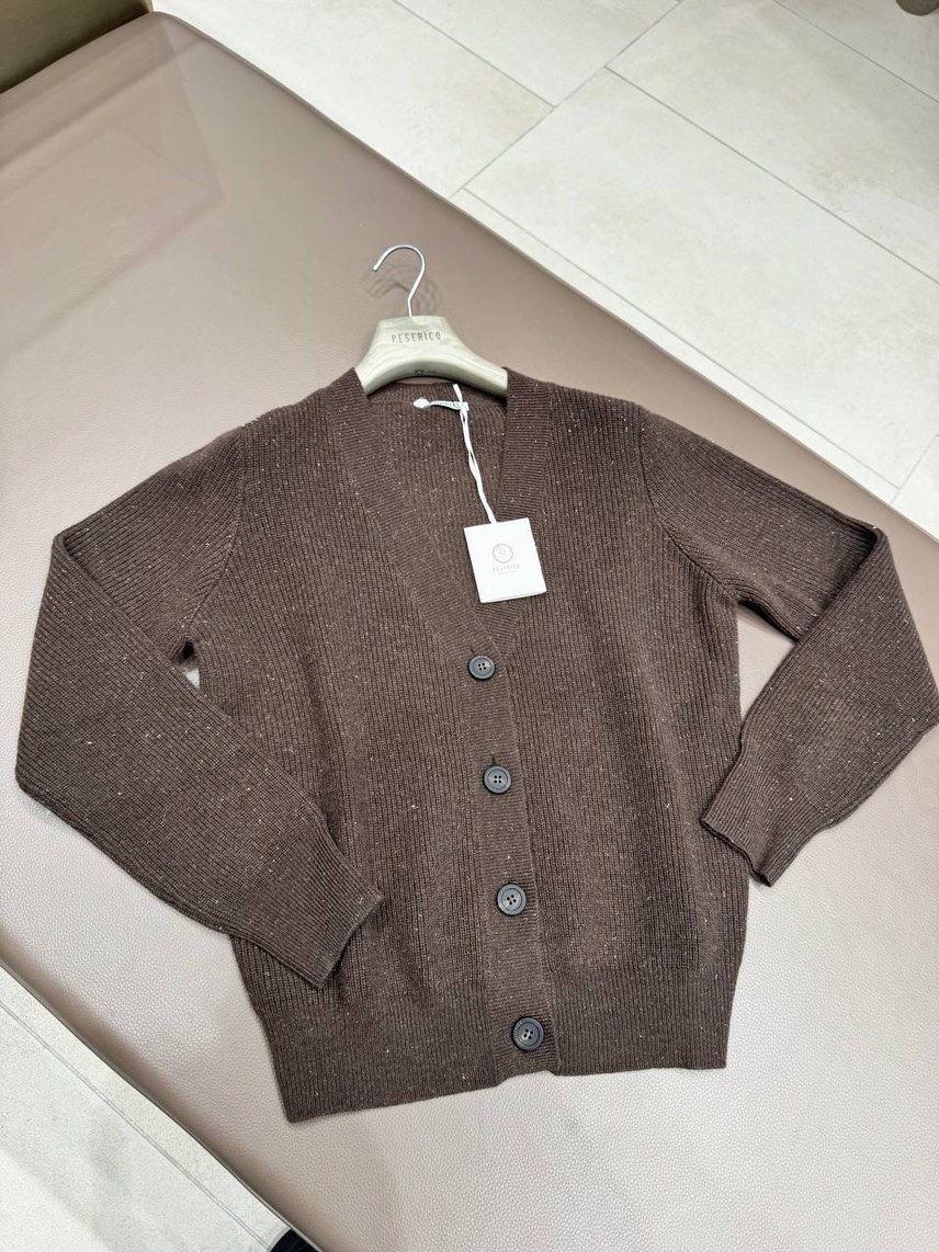 PESERICO Cardigans side view - Women's luxury Clothes
