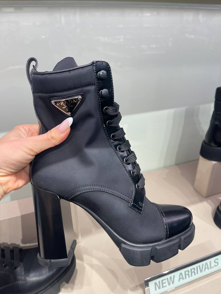 PRADA Boots front view - Women's luxury Shoes
