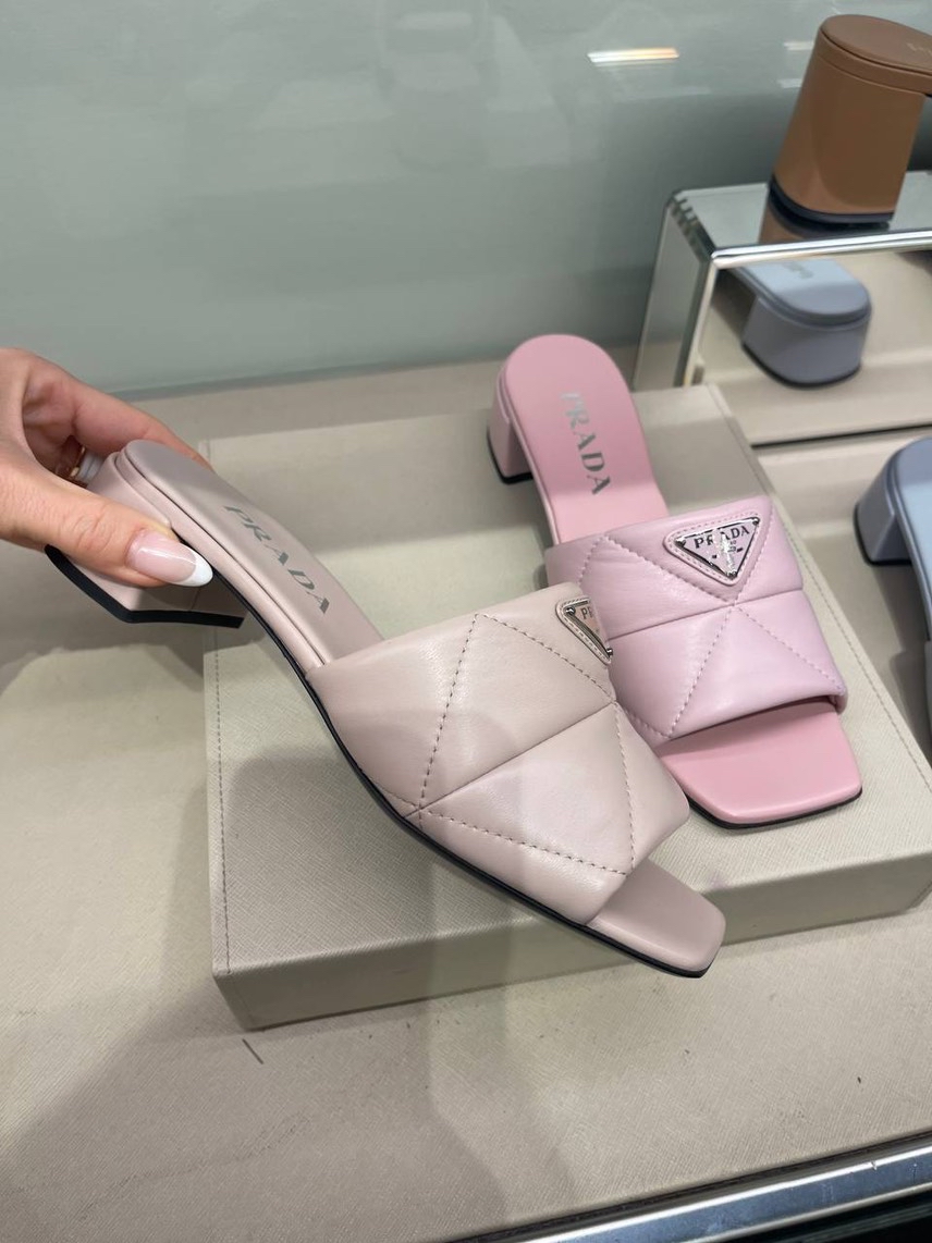 PRADA Slides side view - Women's luxury Shoes