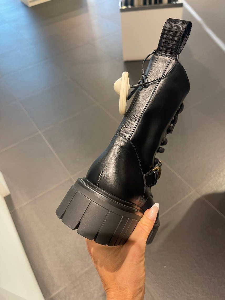 VERSACE Boots side view - Women's luxury Shoes
