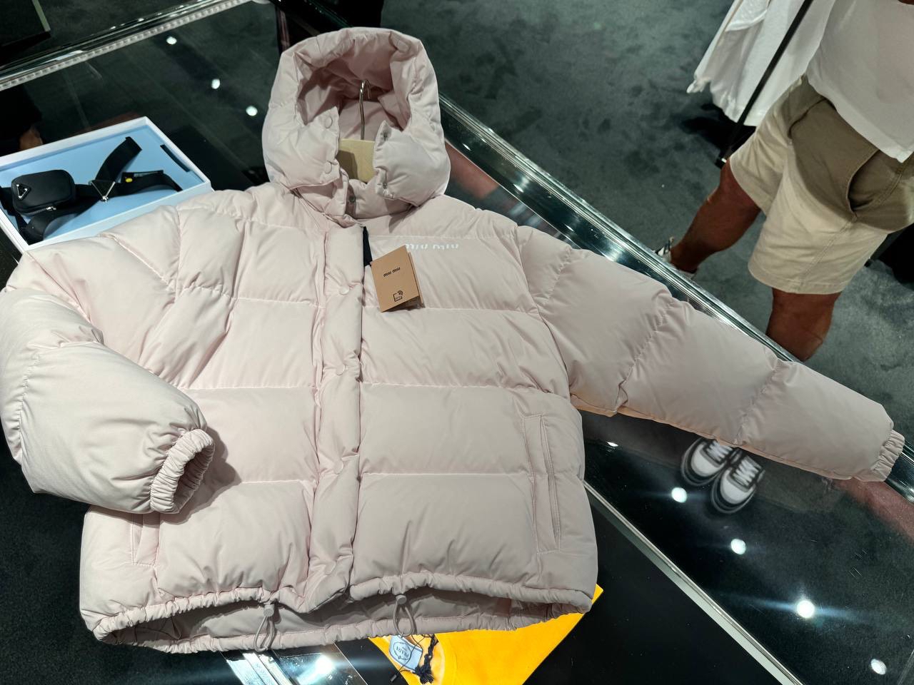 MIU MIU Down jacket side view - Women's luxury Clothes