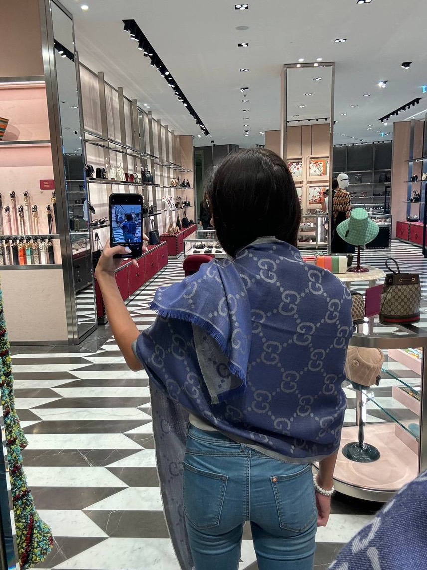 GUCCI Scarves side view - Women's luxury Accessories