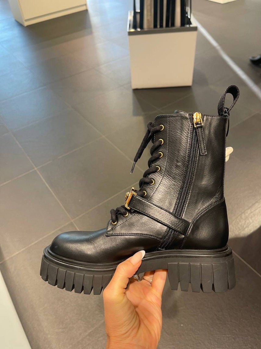VERSACE Boots side view - Women's luxury Shoes