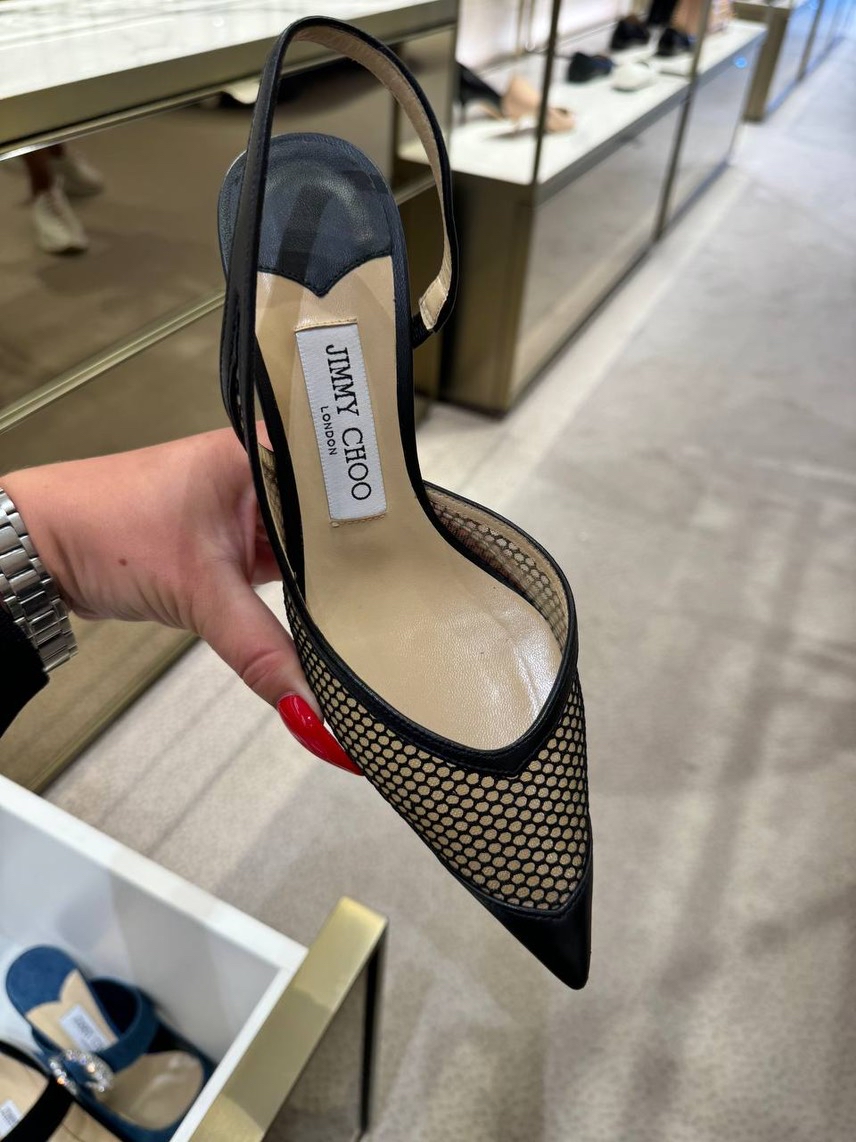 JIMMY CHOO Sandals side view - Women's luxury Shoes