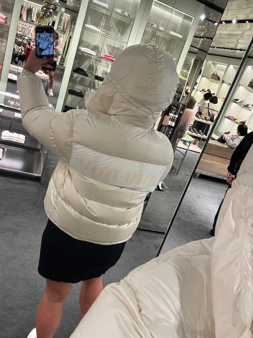 MIU MIU Down jacket side view - Women's luxury Clothes