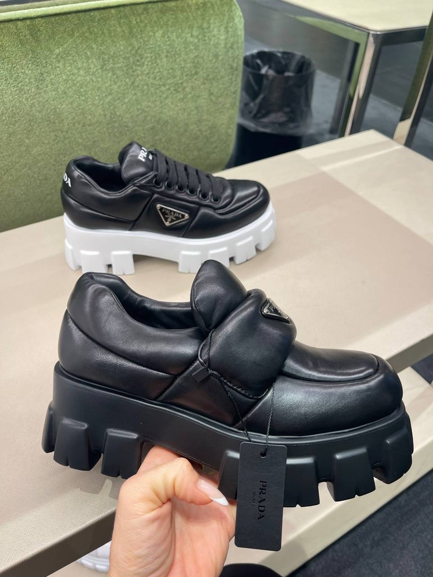 PRADA Loafers front view - Women's luxury Shoes