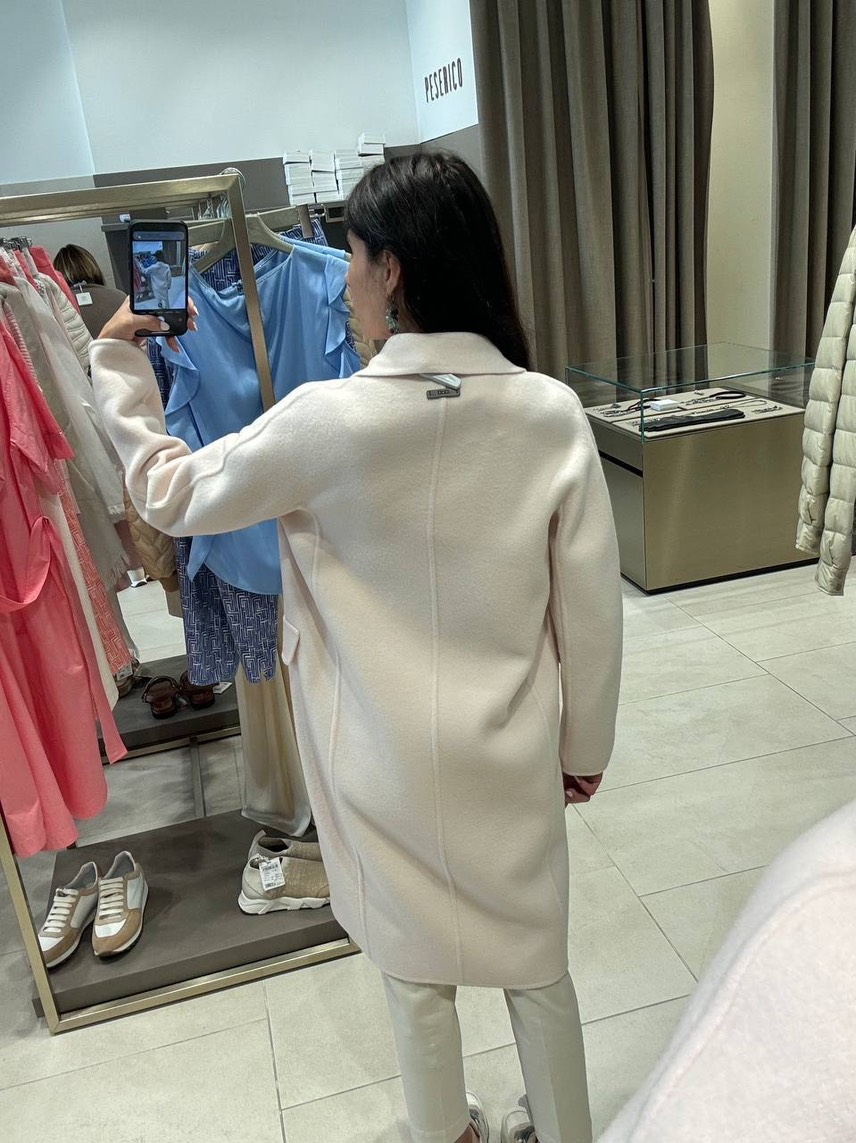 PESERICO Coats side view - Women's luxury Clothes