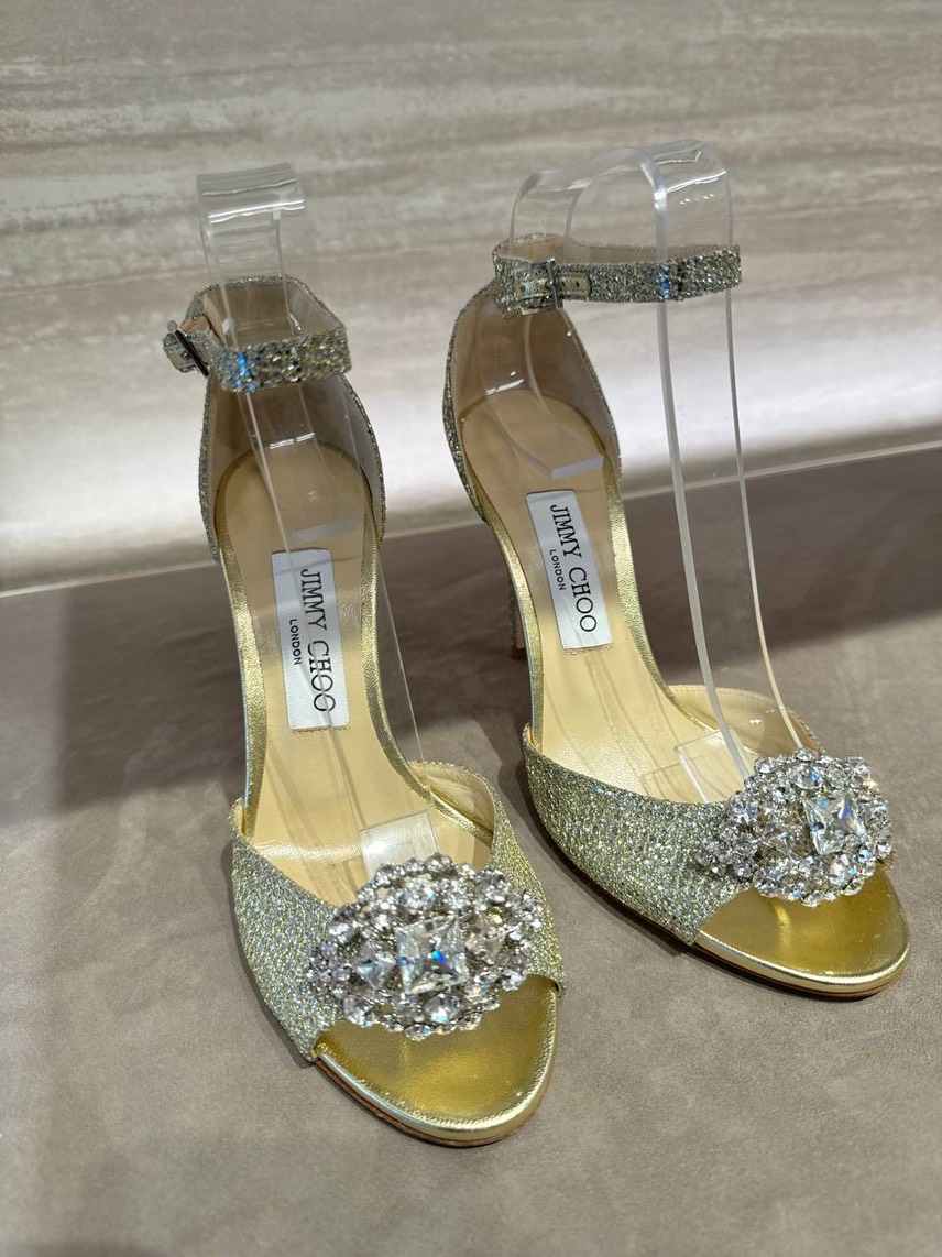 JIMMY CHOO Sandals side view - Women's luxury Shoes