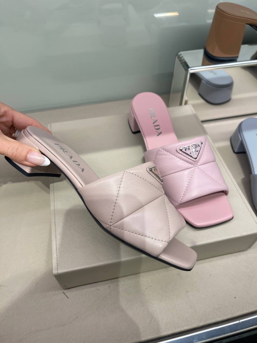 PRADA Slides side view - Women's luxury Shoes