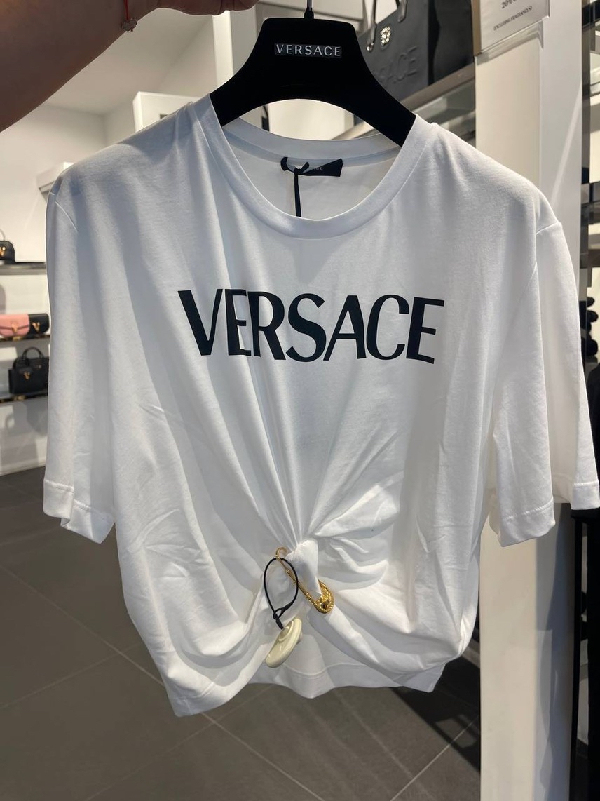 VERSACE T-shirt and Polo side view - Women's luxury Clothes