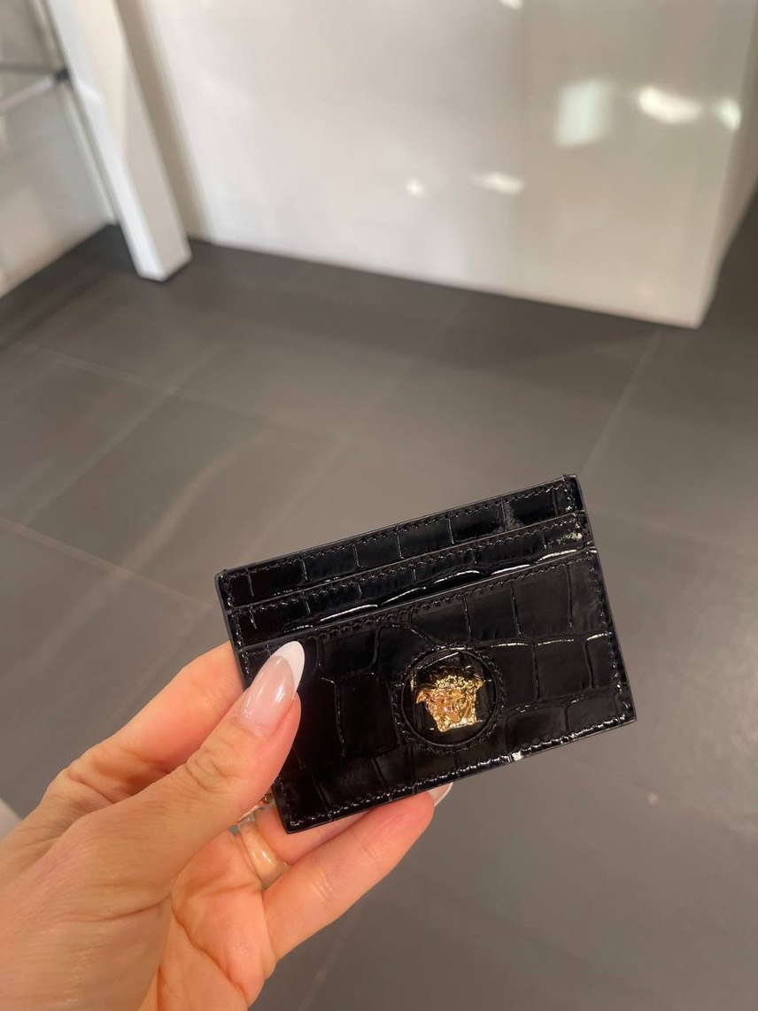 VERSACE Wallets and small leather goods front view - Women's luxury Accessories