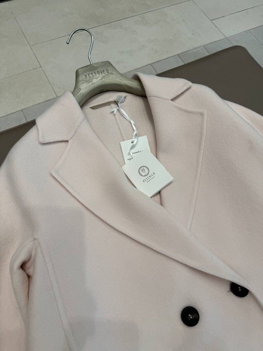 PESERICO Coats side view - Women's luxury Clothes