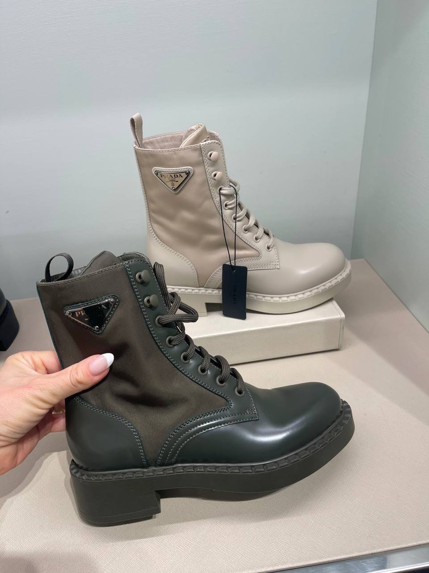 PRADA Boots front view - Women's luxury Shoes