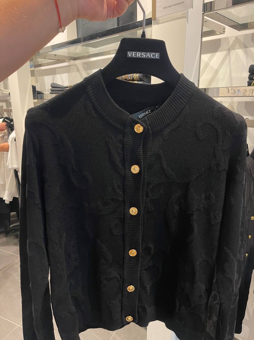 VERSACE Cardigans front view - Women's luxury Clothes