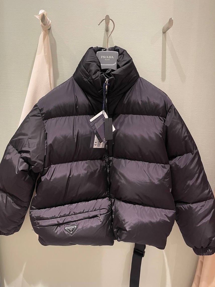 PRADA Down jacket front view - Women's luxury Clothes