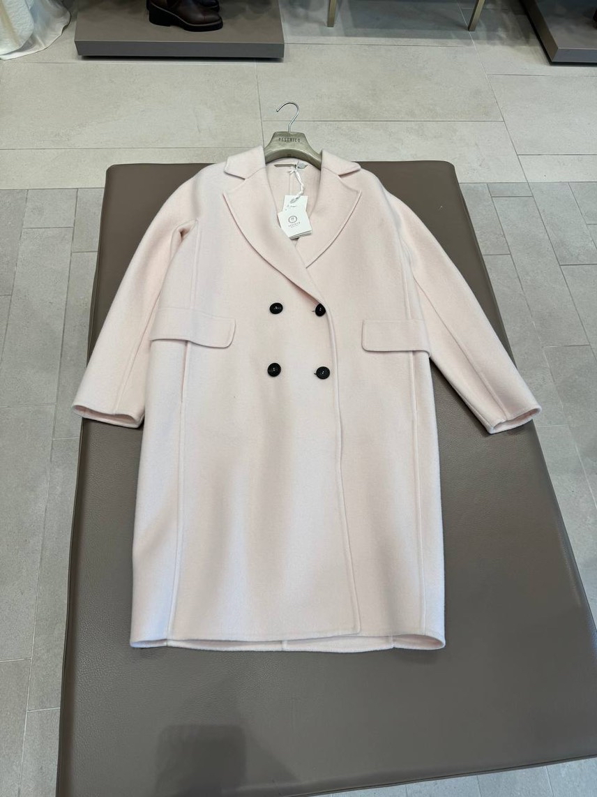 PESERICO Coats side view - Women's luxury Clothes