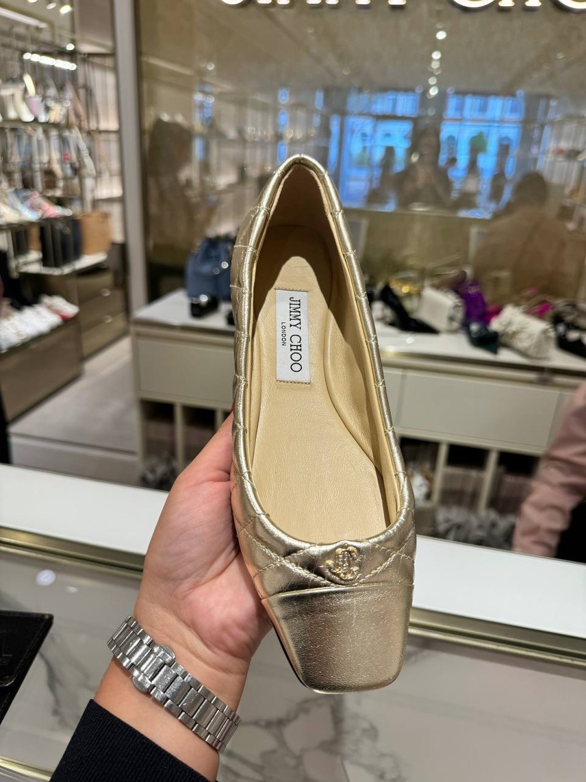 JIMMY CHOO Ballerinas side view - Women's luxury Shoes