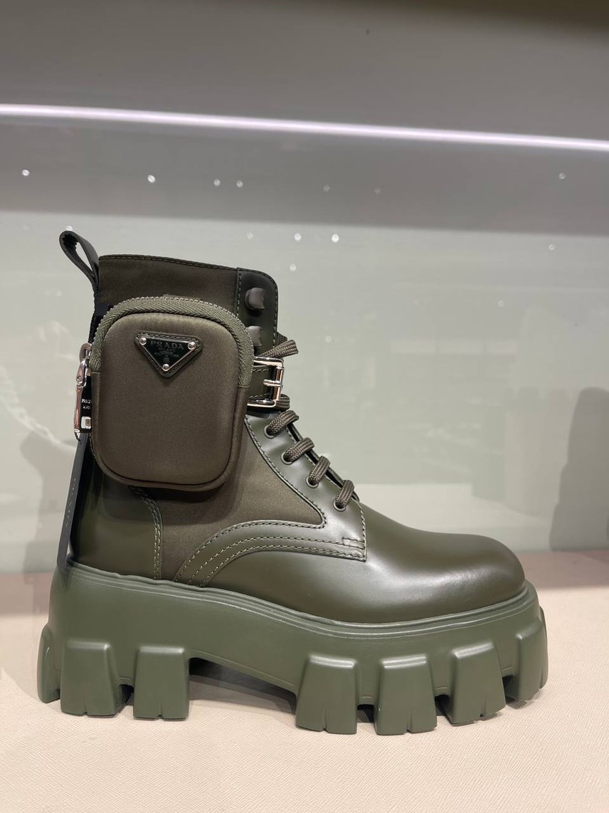 PRADA Boots side view - Women's luxury Shoes