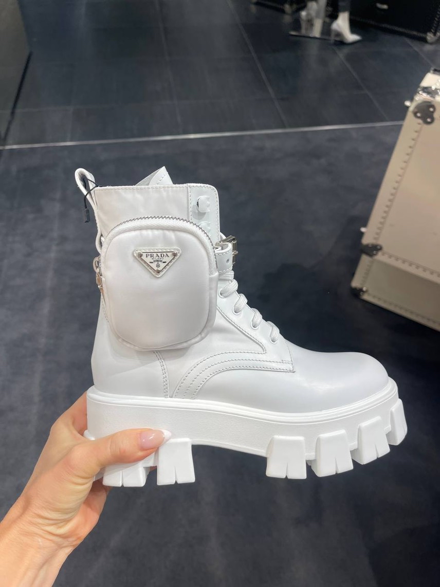 PRADA Boots front view - Women's luxury Shoes