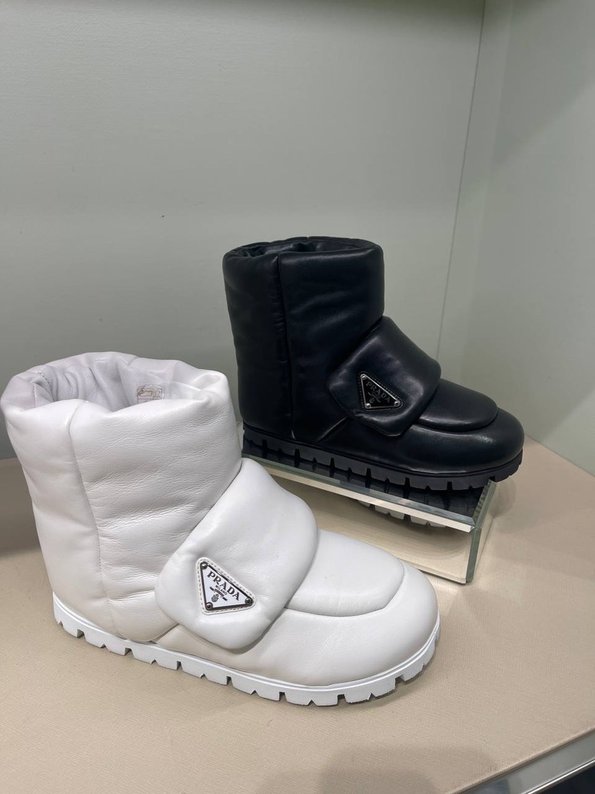 PRADA Boots side view - Women's luxury Shoes