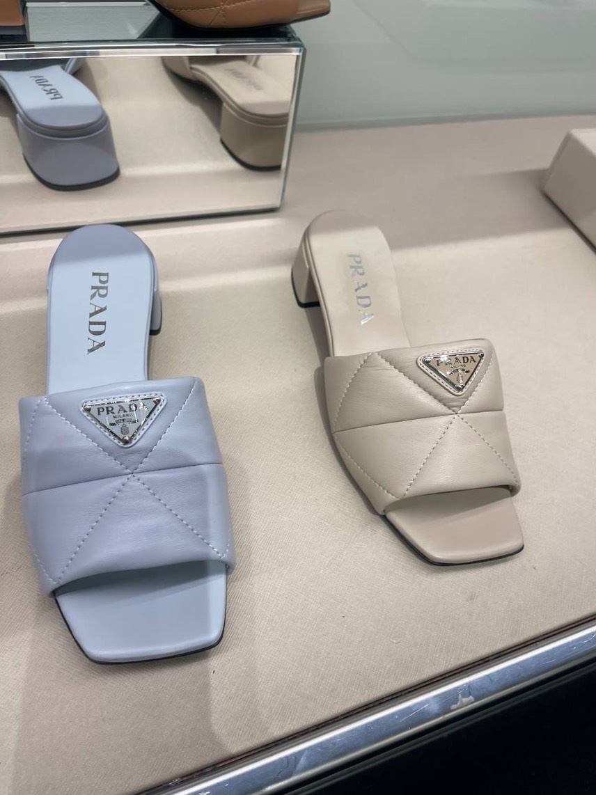 PRADA Slides side view - Women's luxury Shoes